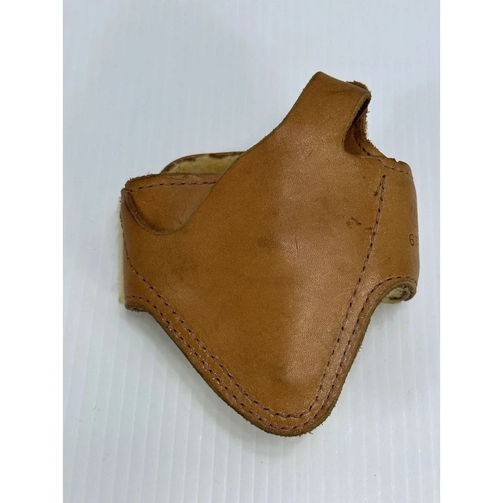Vintage Hunter Co 67-50 6 Shearling‎ Leather Holster Fit Snubnose Revolver